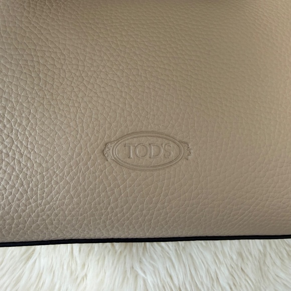 TOD’S APA SACCA Bag in Leather Micro BRAND NEW CREAM COLOR - Picture 8 of 15